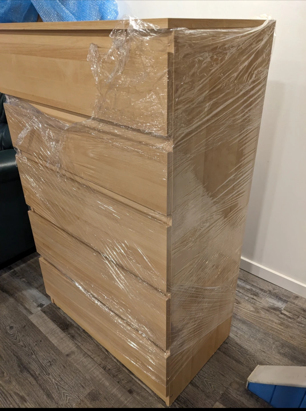 5-Drawer Malm Ikea Dresser - photo 2