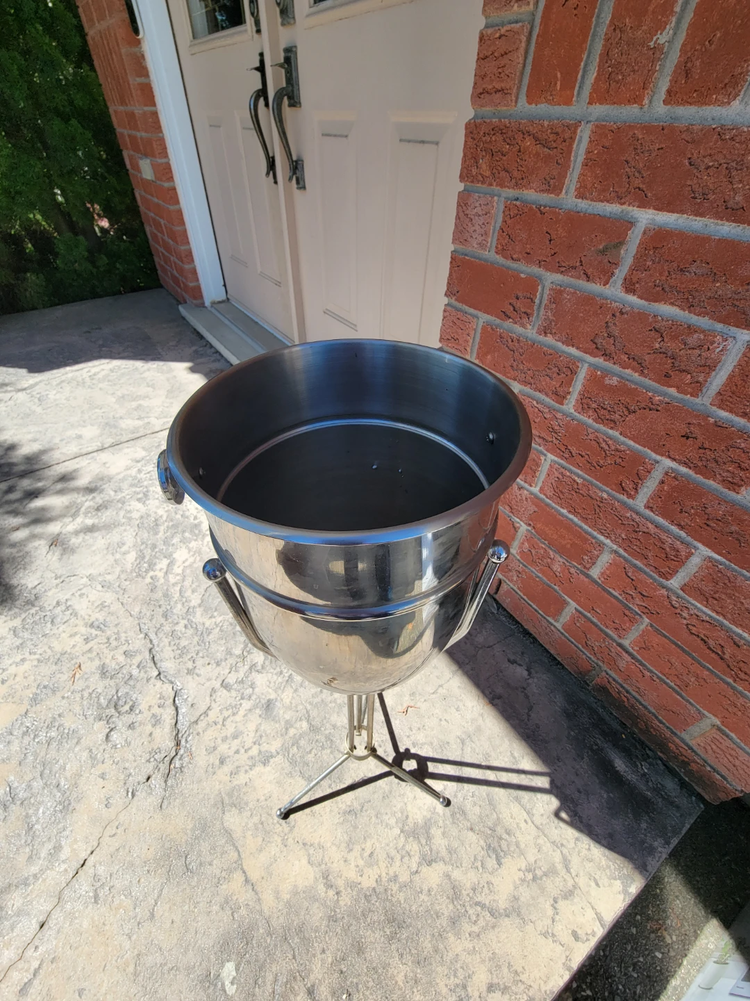 Stainless Steel Ice Bucket with Stand - photo 3