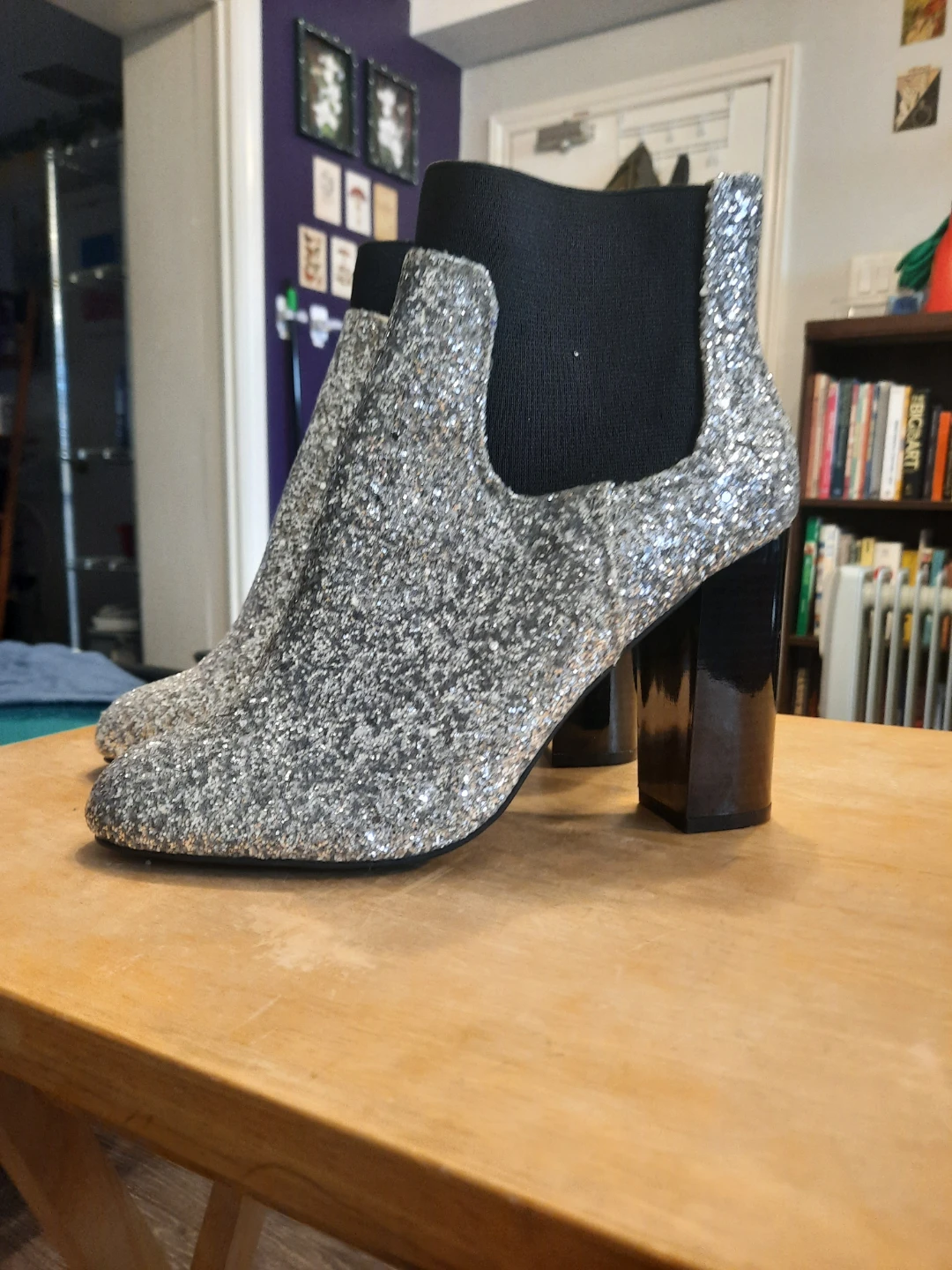Call It Spring Glitter Ankle Boots - photo 2