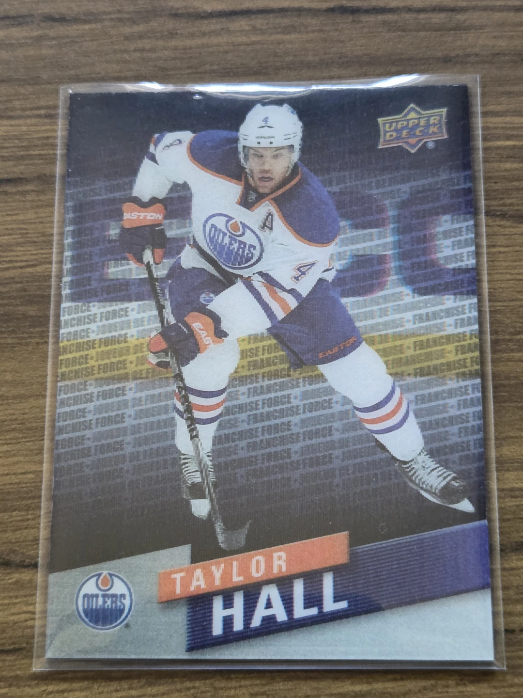 2015-16 Upper Deck Tim Hortons Taylor Hall Hockey Card
