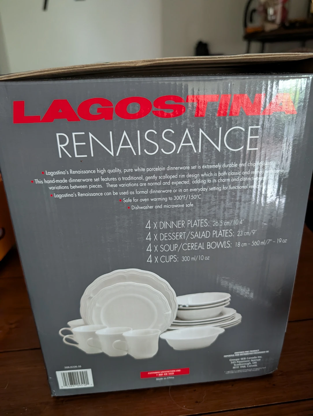 Lagostina Renaissance 16-Piece Porcelain Dinnerware Set - photo 2