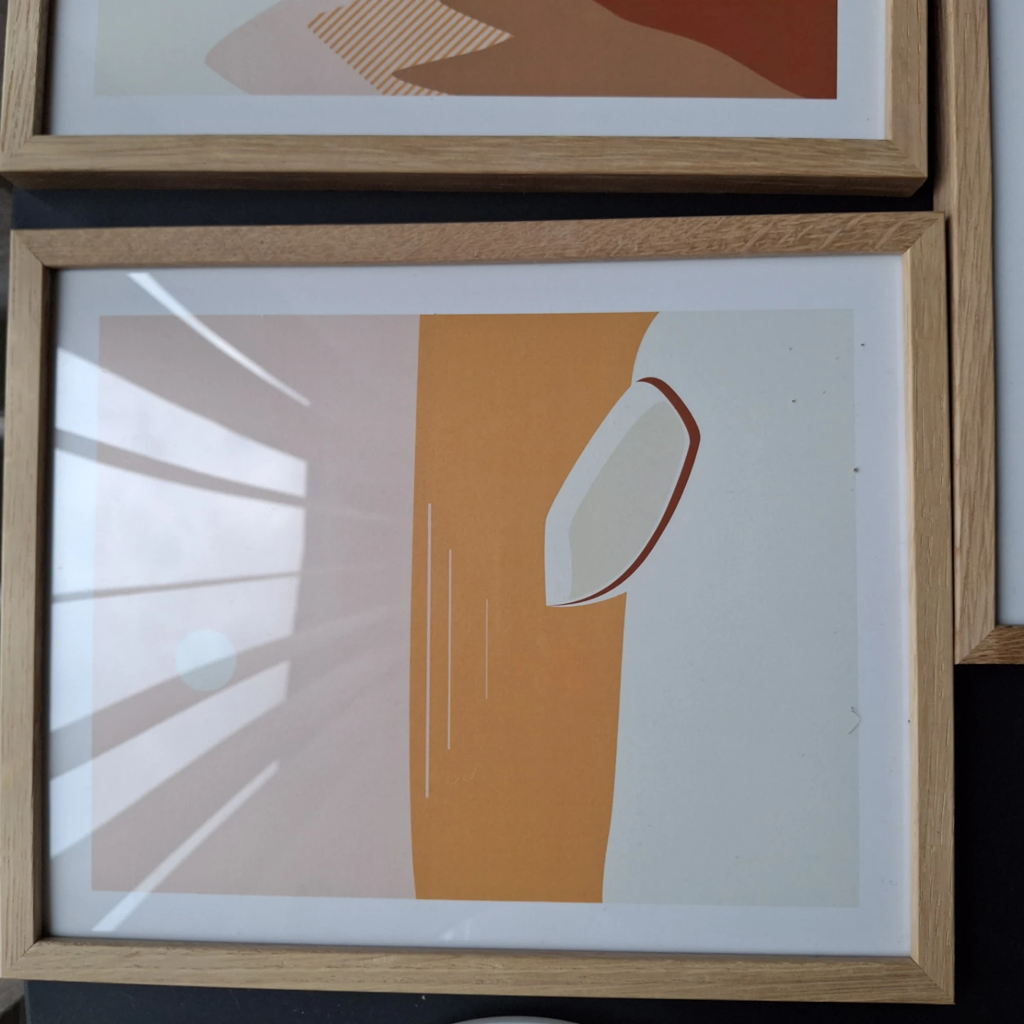 Set of 5 Framed Abstract Wall Art - photo 3