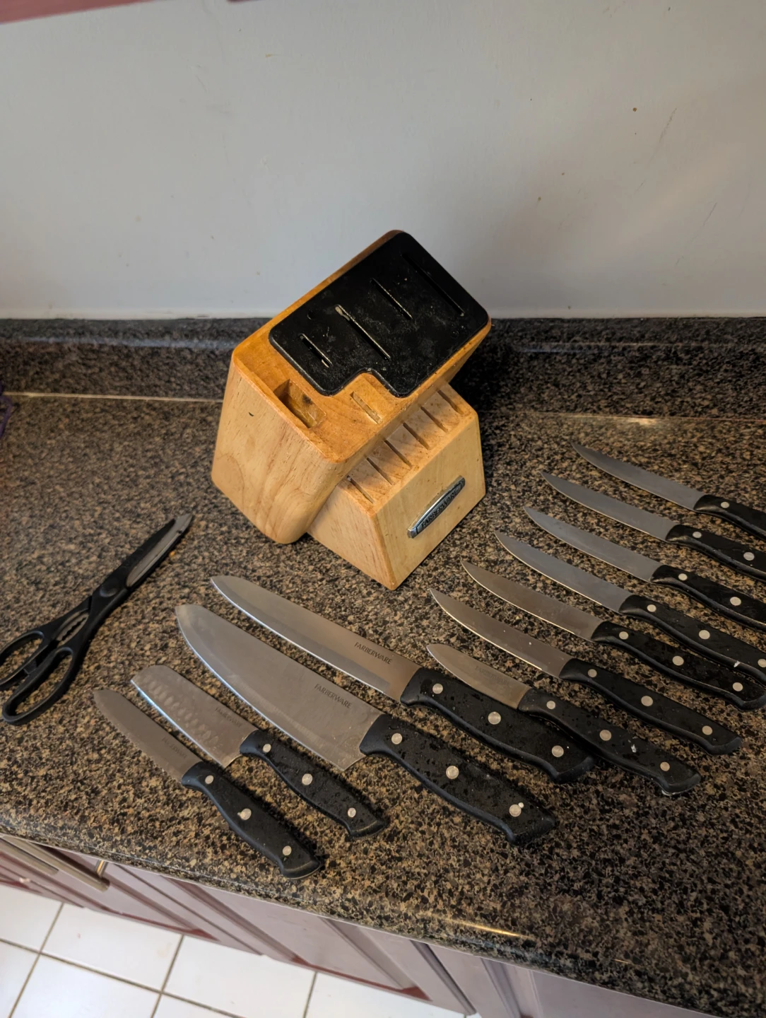Farberware Knife Set with Block and Shears - photo 2