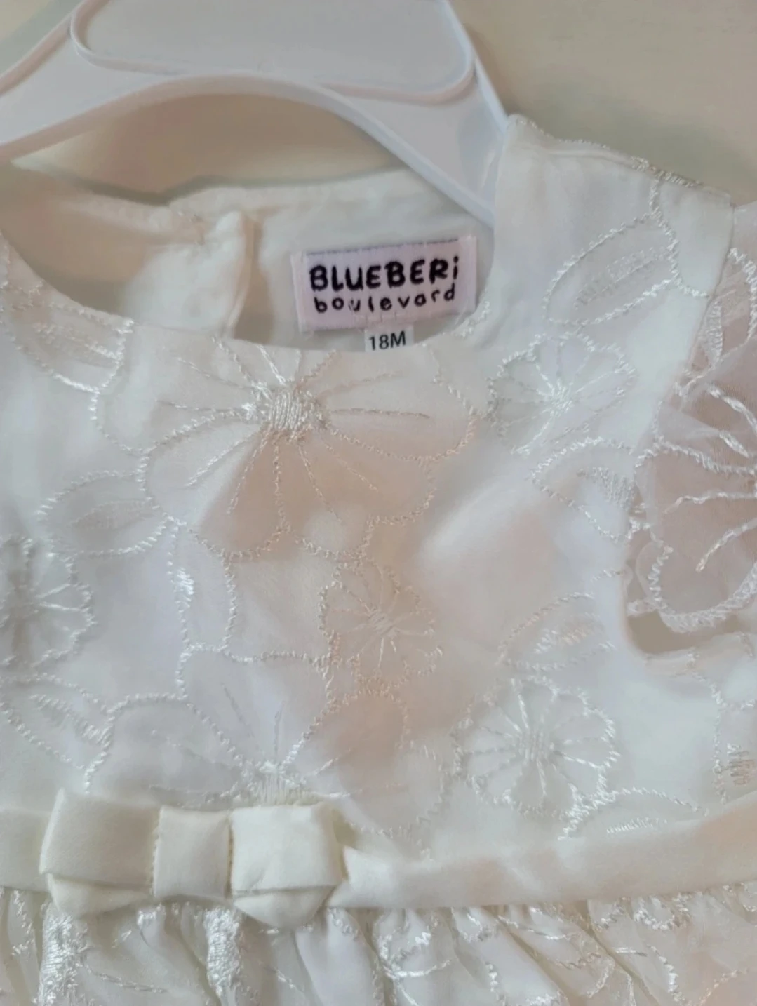 Blueberry Boulevard White Lace Dress 18M - photo 2