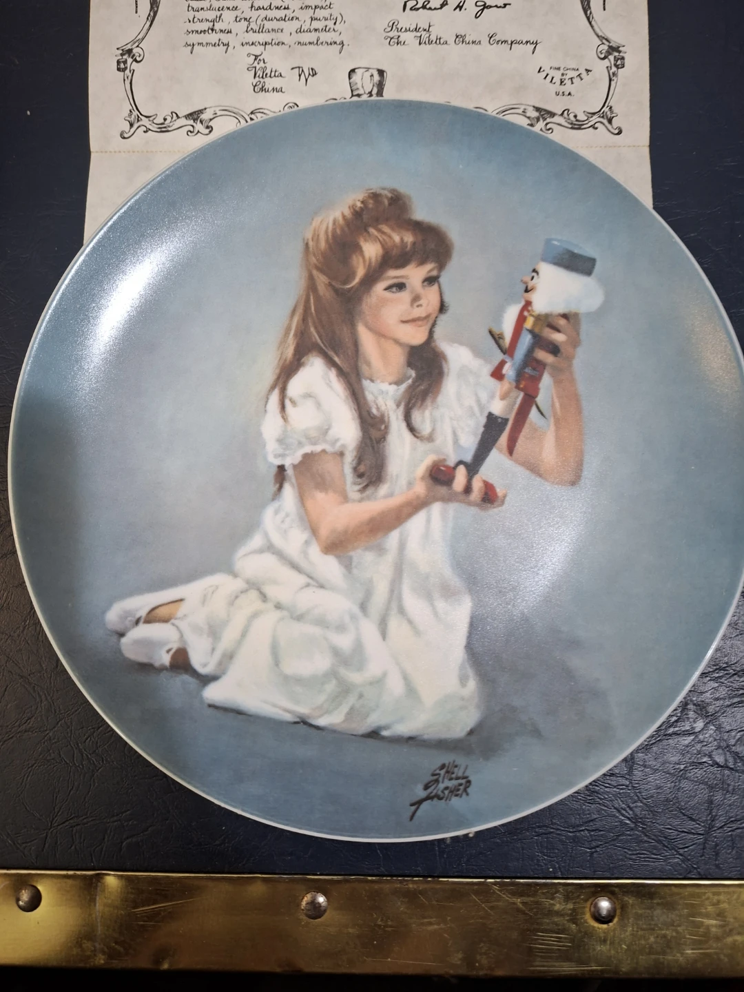 Viletta Nutcracker plate from 1978