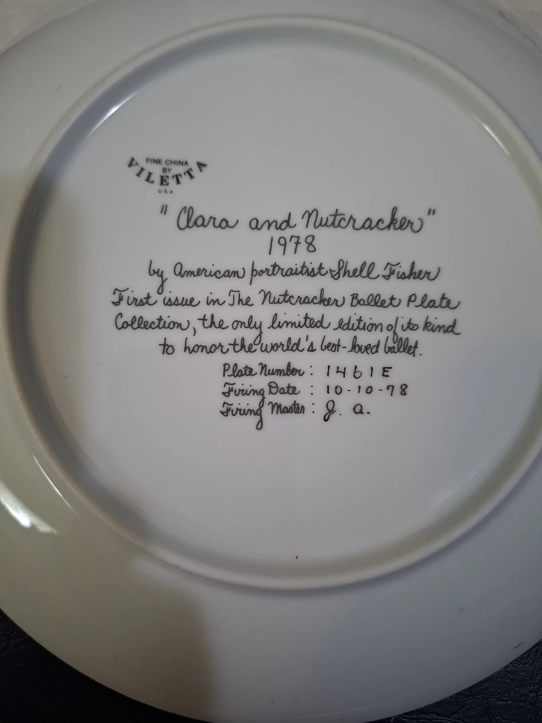 Viletta Nutcracker plate from 1978 - photo 3
