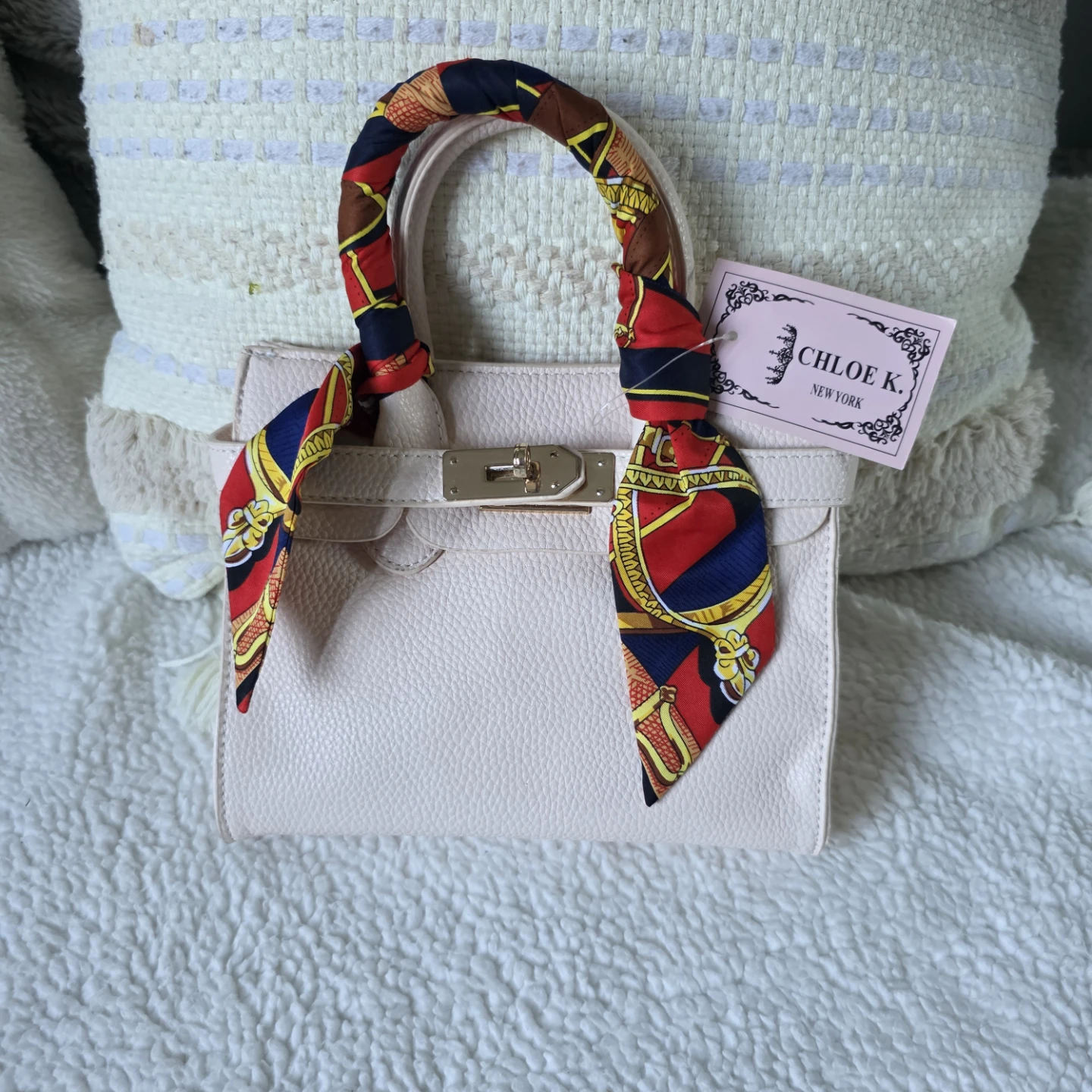 CHLOE K. NEW YORK Mini Purse - Ivory