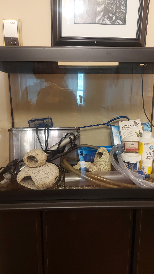Aquarium Tank with Stand and Accessories
