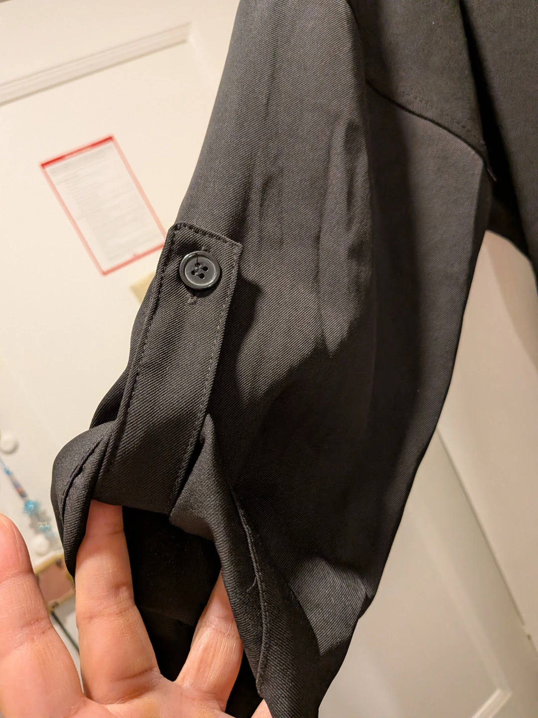 MAX STUDIO Black Drape Front Jacket XS - photo 3