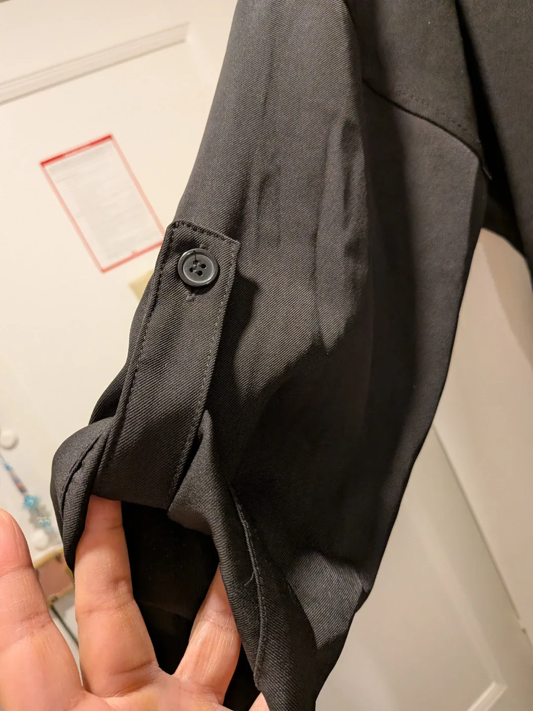 MAX STUDIO Black Drape Front Jacket XS - photo 3