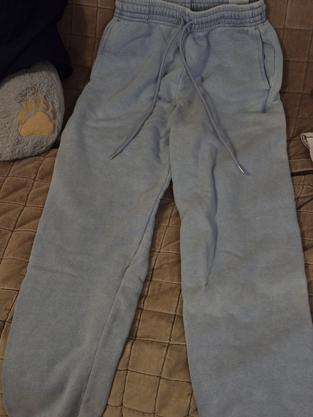 Uniqlo xxs light blue denim sweatpants