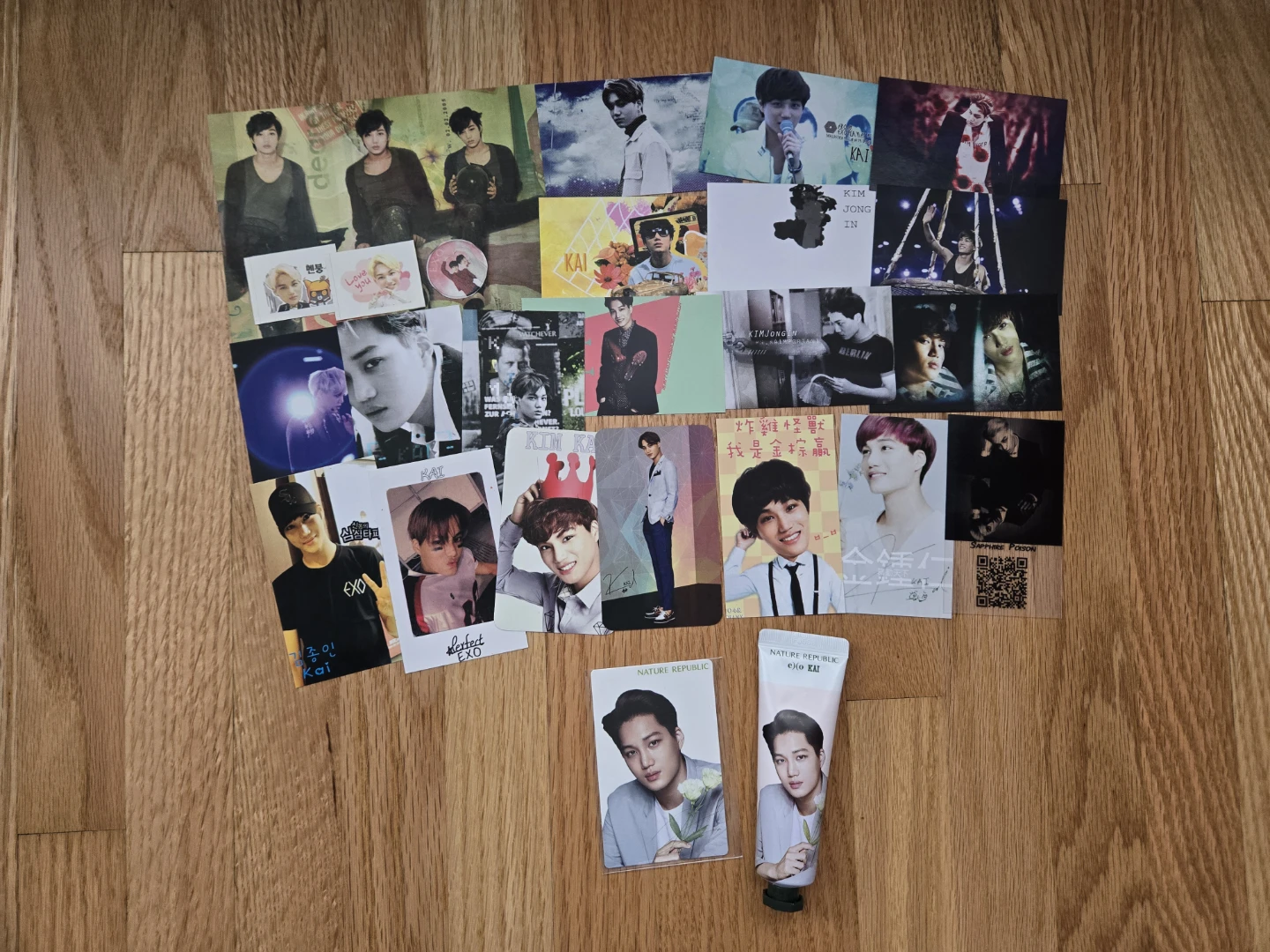 2017 EXO Kai Jongin Nature Republic Photocard Hand Cream
