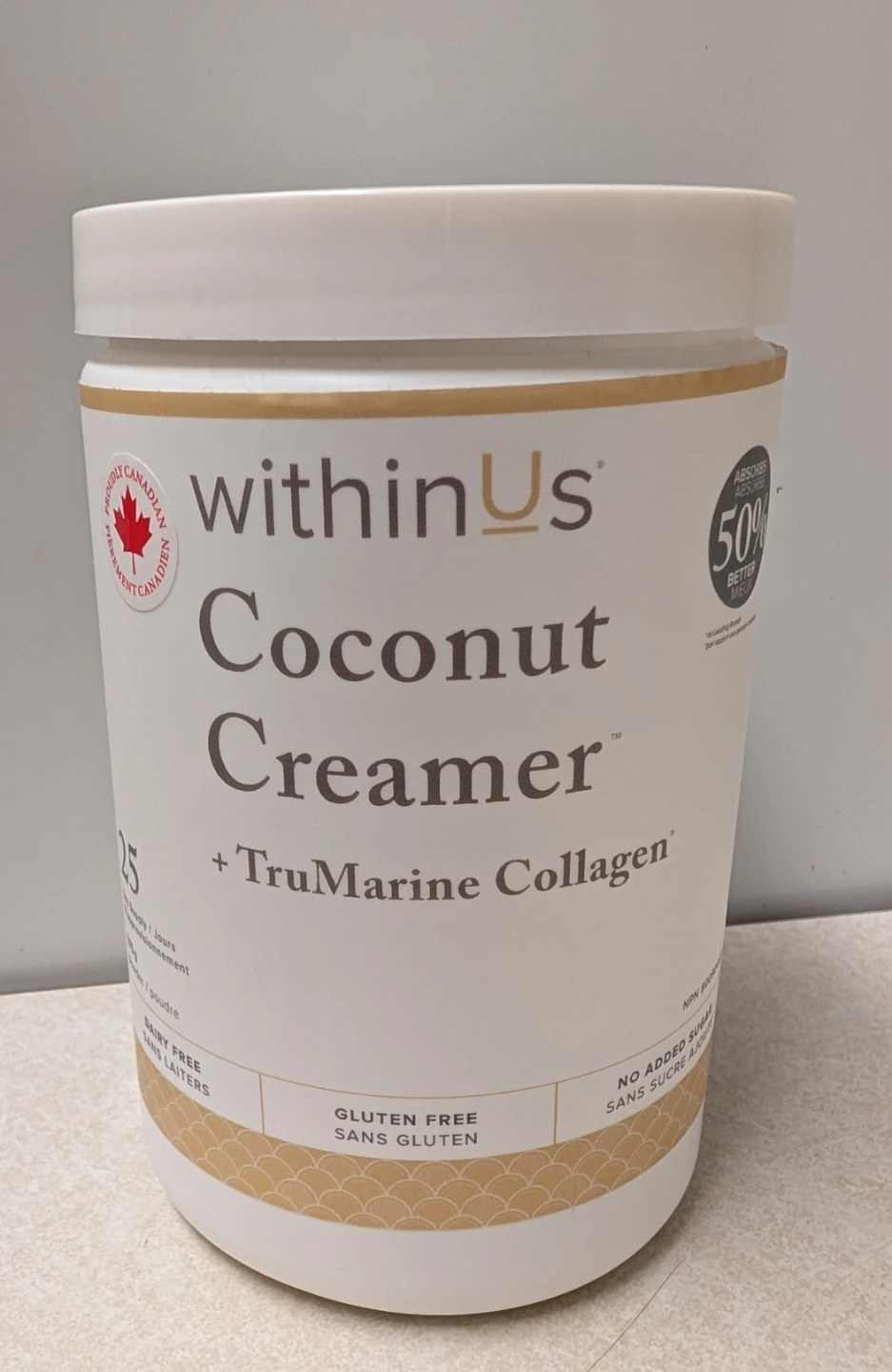 WithinUs Coconut Creamer + Collagen