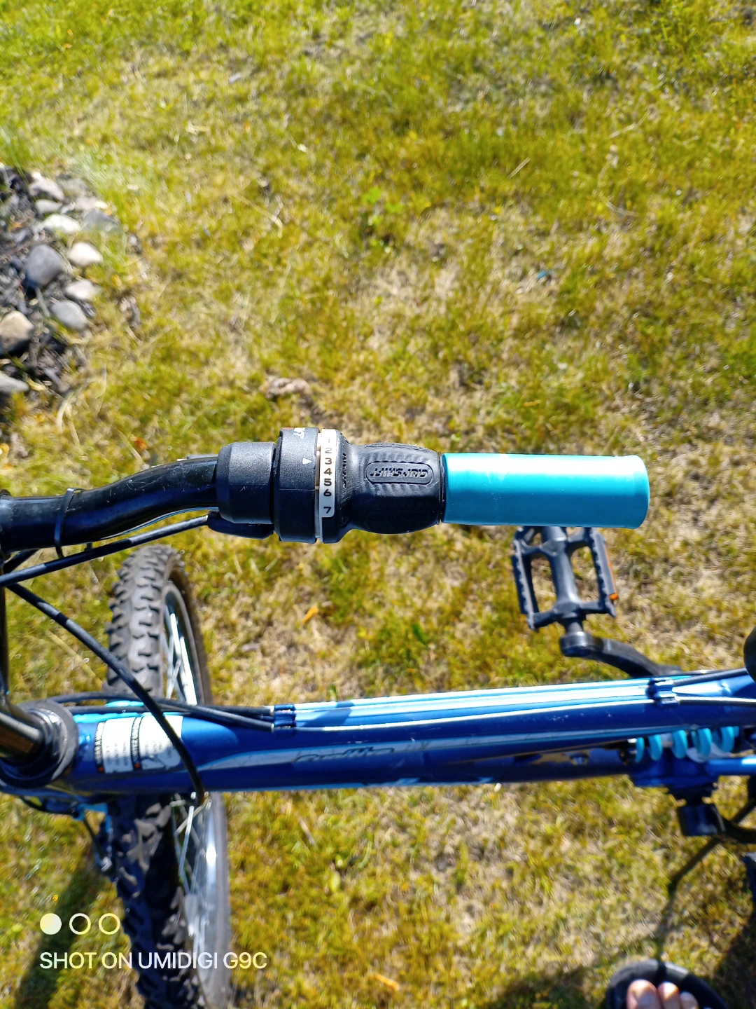 Blue Full Suspension Mountain Bike - photo 3