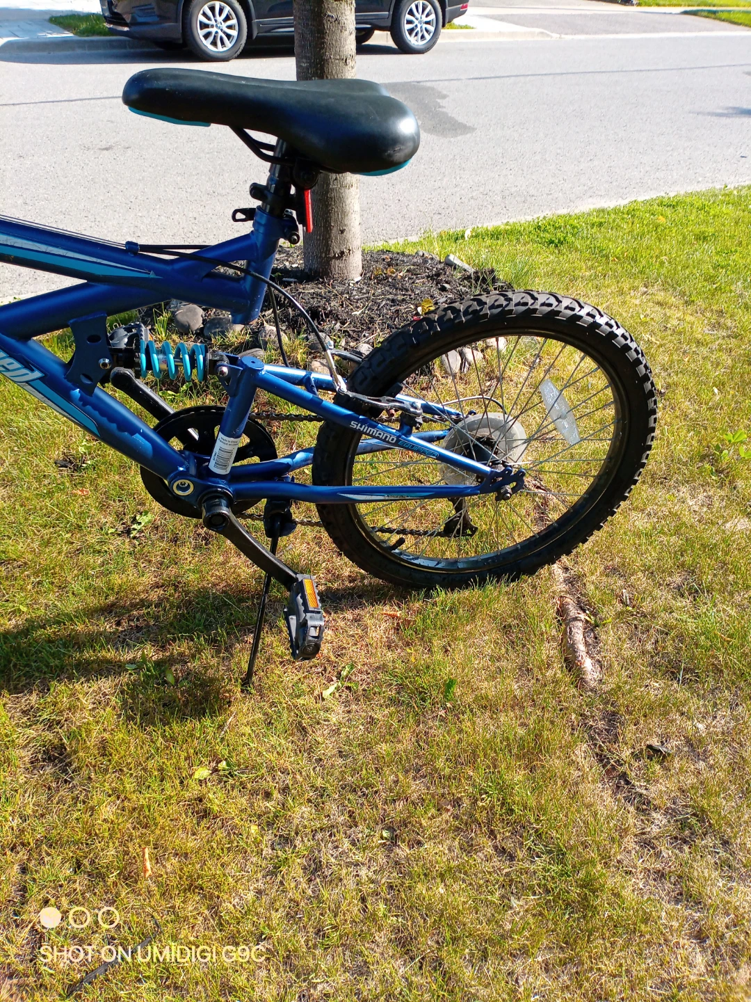 Blue Full Suspension Mountain Bike - photo 4