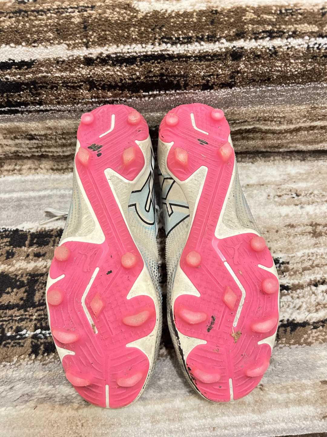 Puma Soccer Cleats(Size 7W) - White/Pink - photo 2