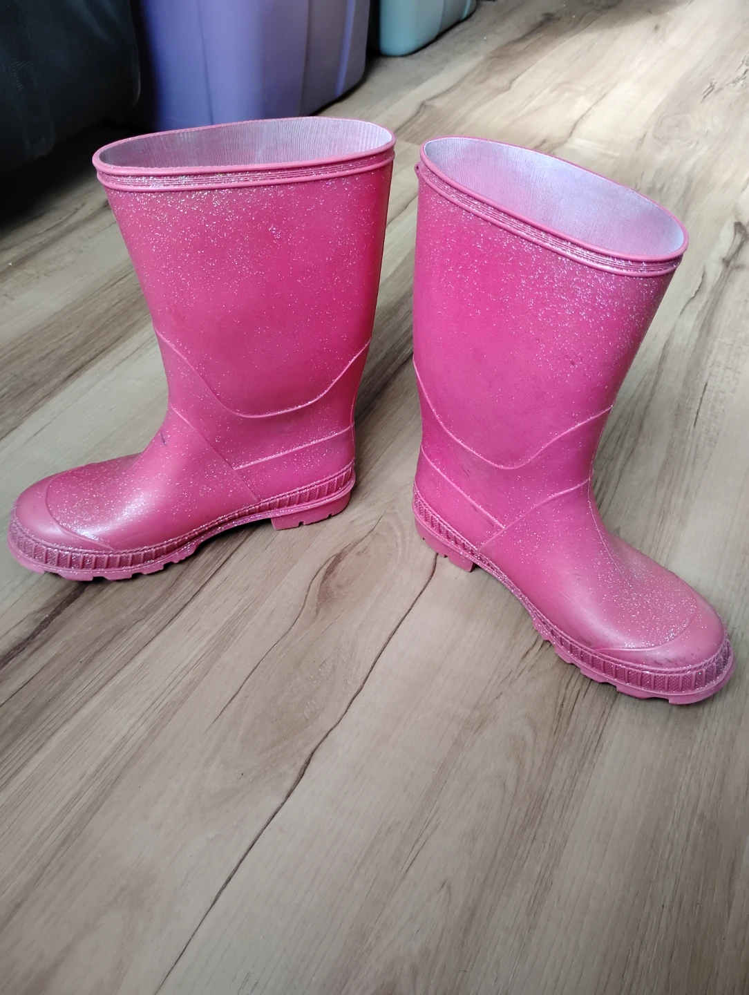 Pink Glitter Rain Boots - photo 3