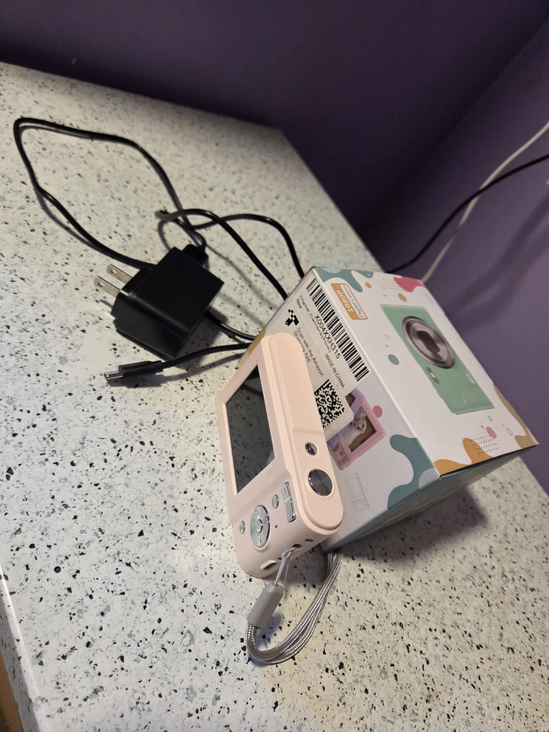 Pink Digital Camera with Box and Charger - photo 3