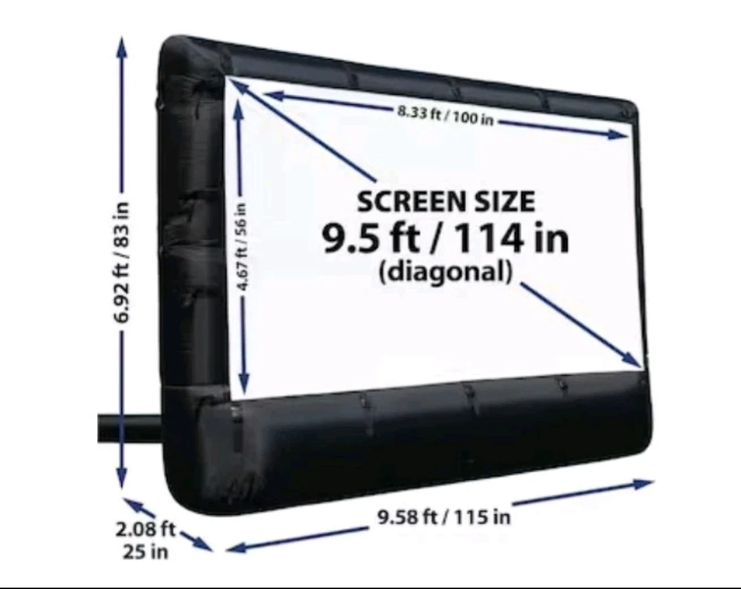 Banzai 114 inch Outdoor Inflatable Projector Screen - photo 4
