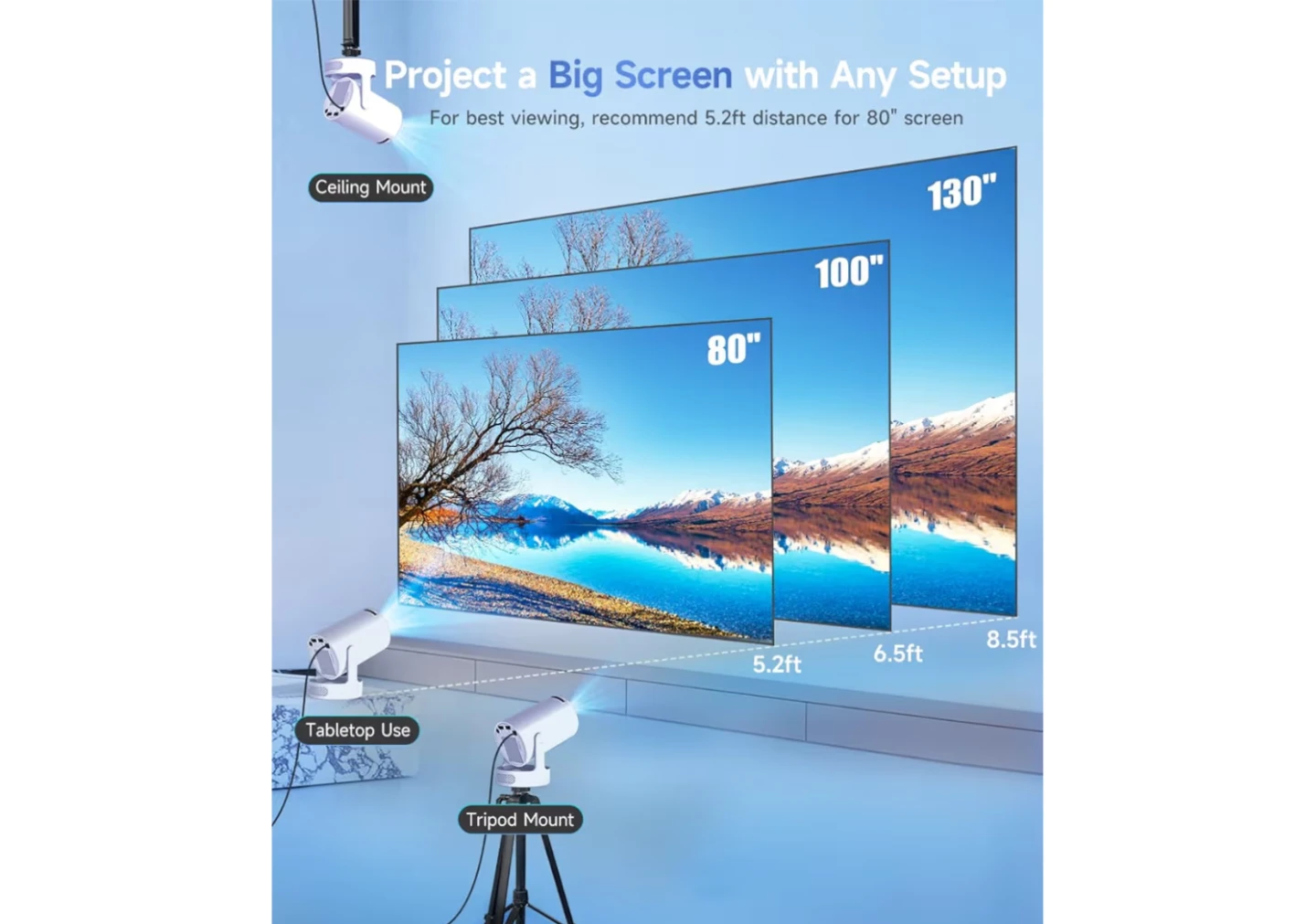 Magcubic Projector 4K Support 8000 Lumens - photo 2