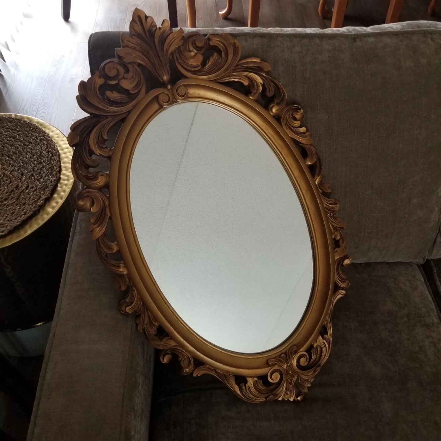 VINTAGE ORNATE MIRROR - photo 2