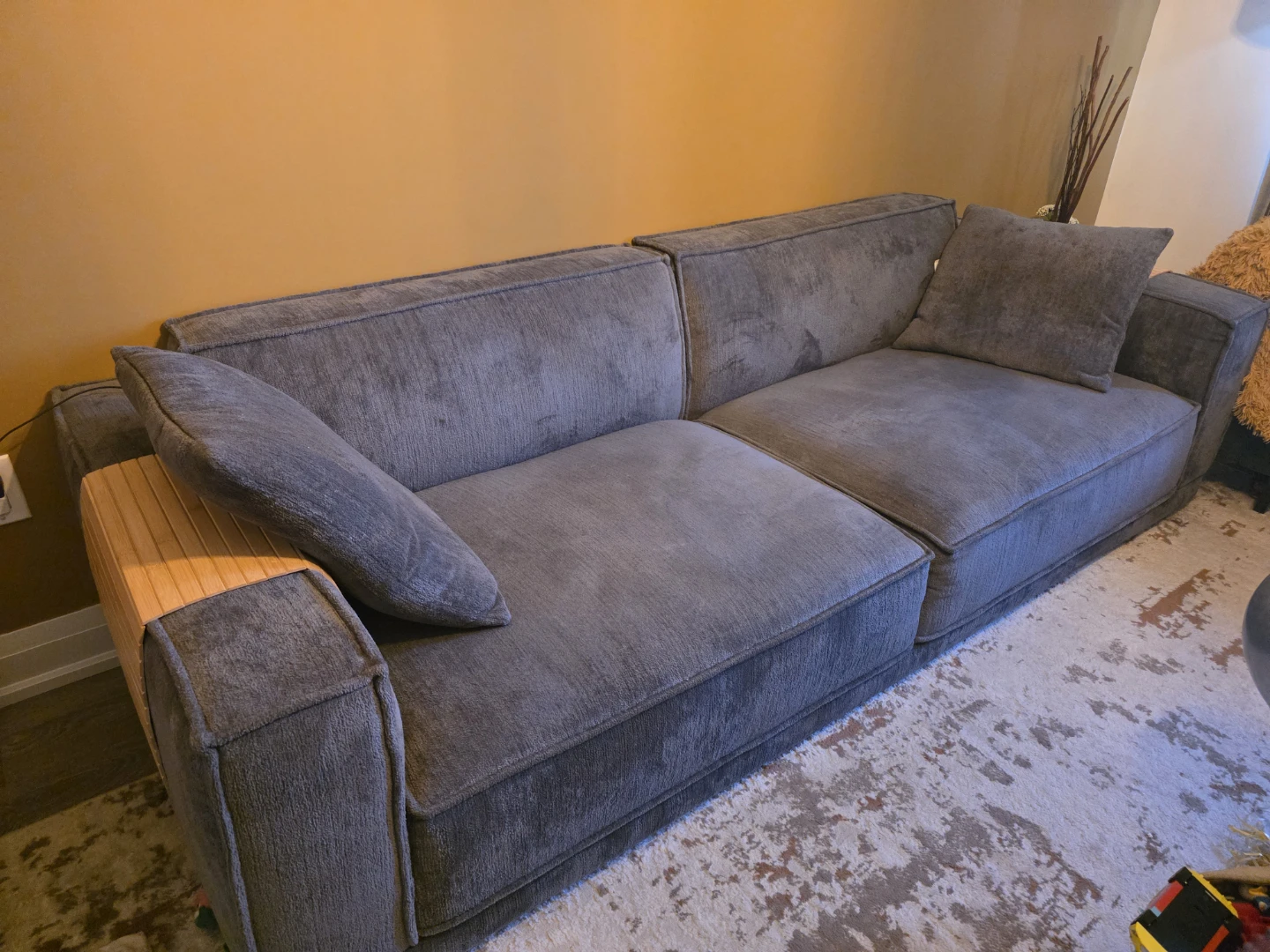 Grey Fabric Sofa