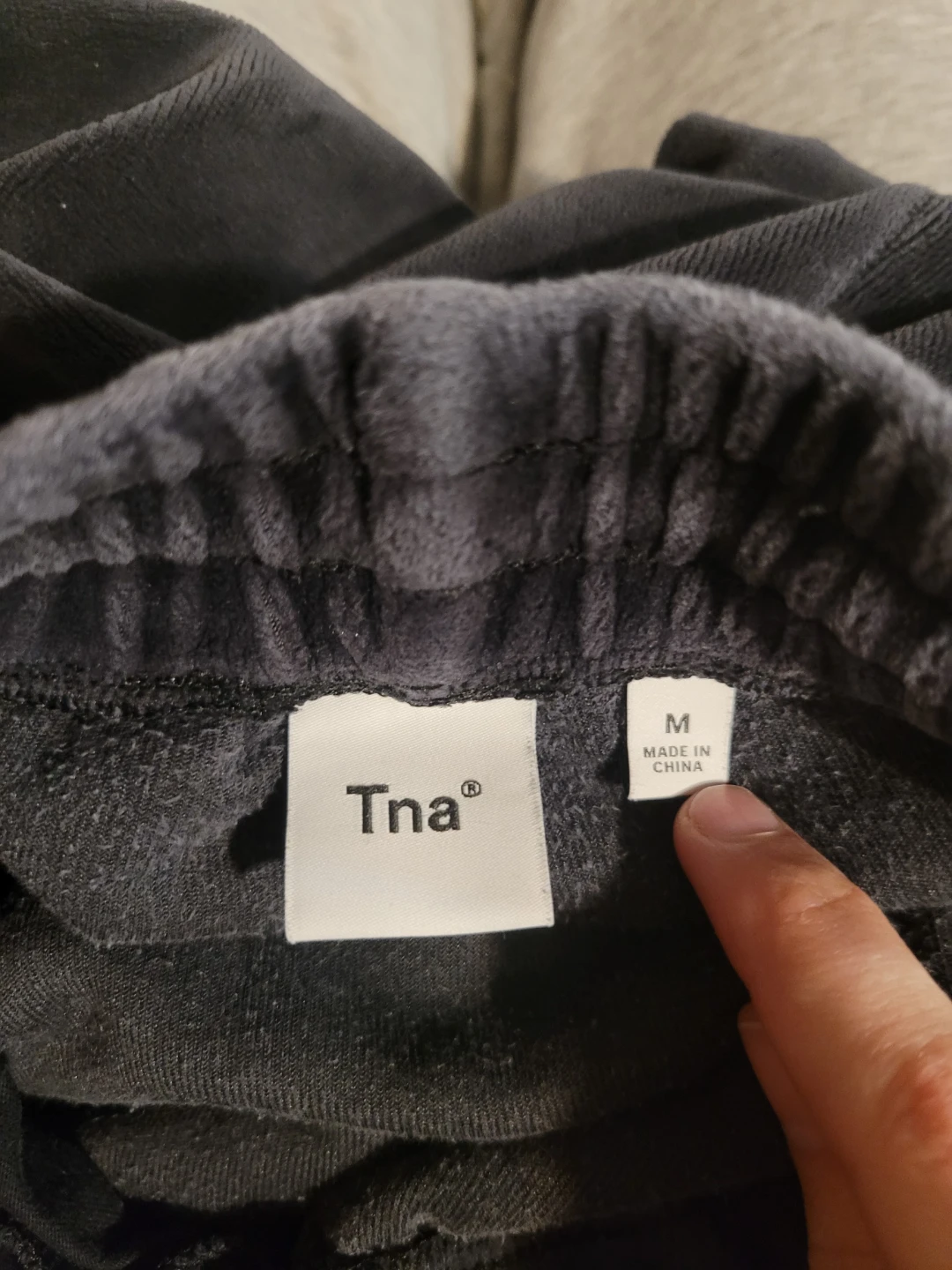 Tna Velour Wide Leg Sweatpants - photo 4