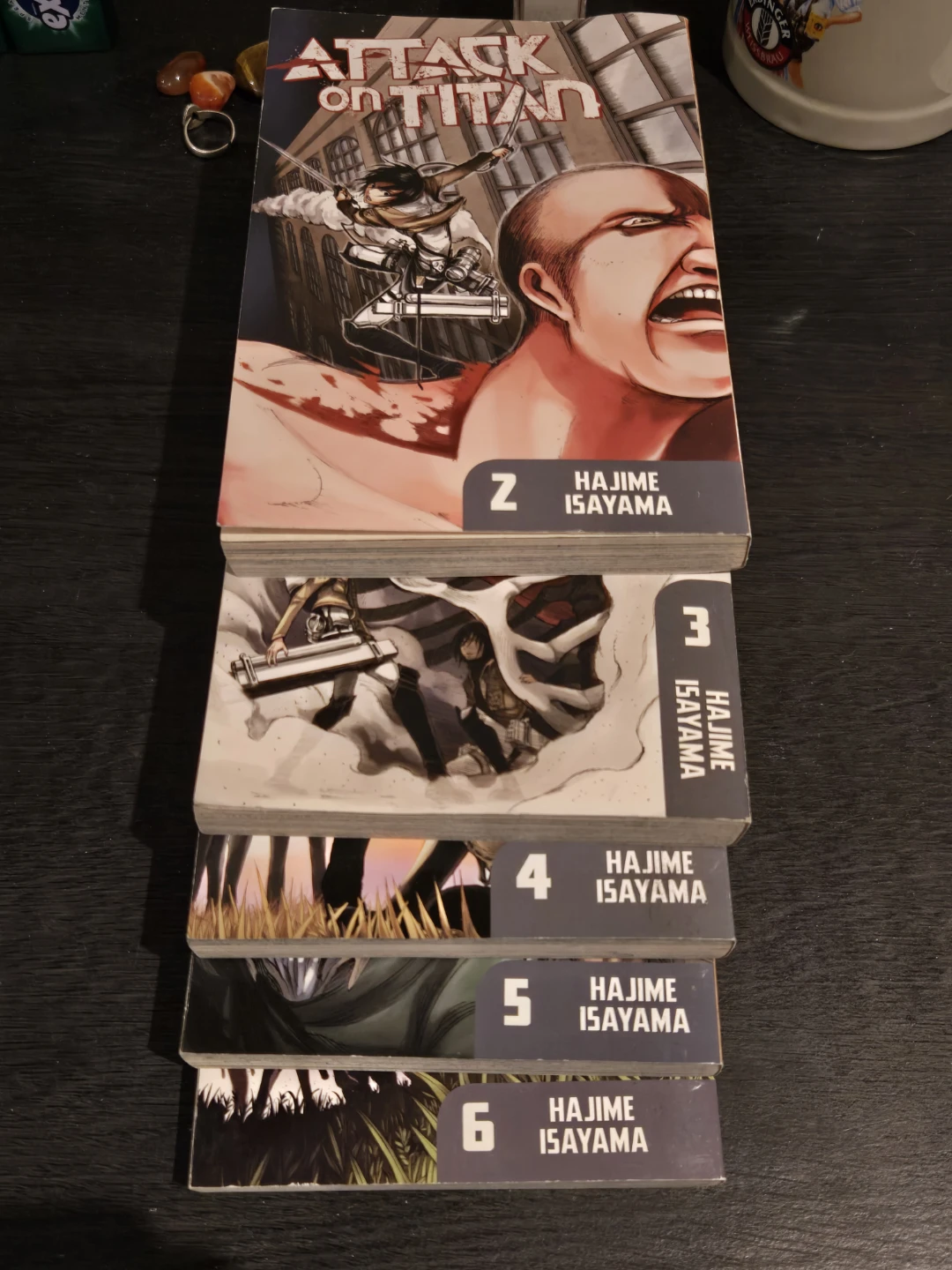 Attack on Titan Manga Volumes 2-6