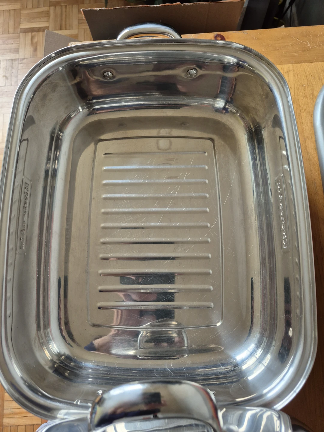 KitchenAid Stainless Steel Roasting Pan Set - photo 5