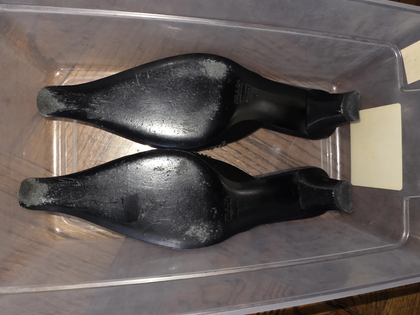 Vintage Prada Black Beaded Heeled Mules - Size 38 - photo 2