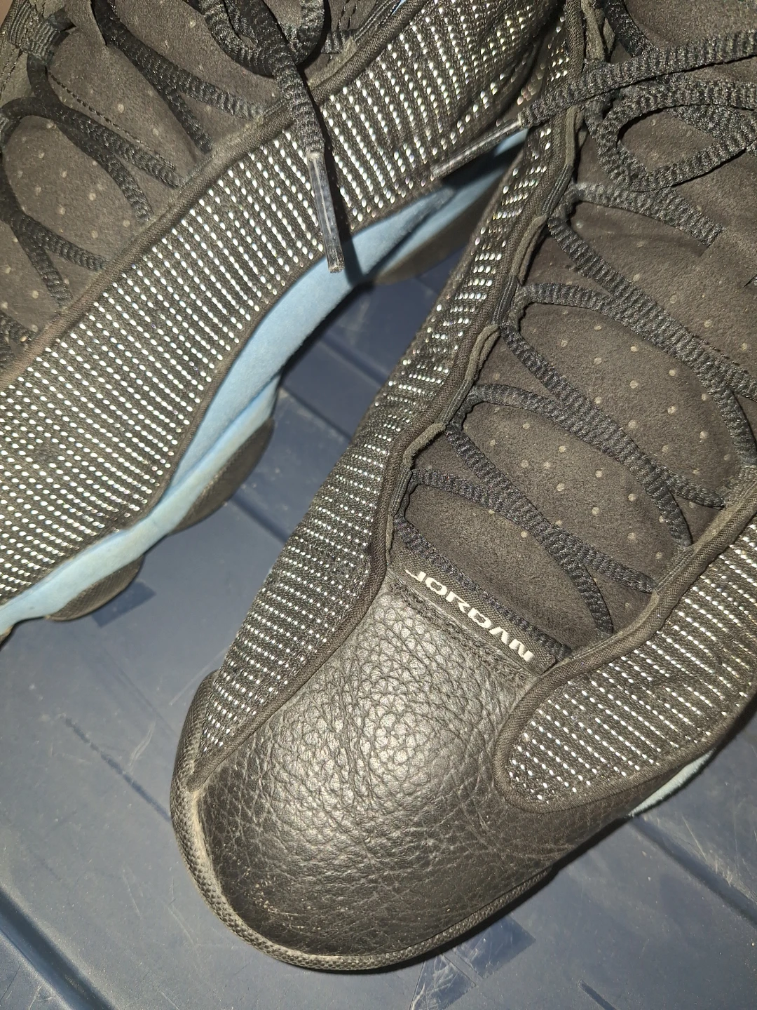 Jordan 13 Retro Black University Blue - photo 2