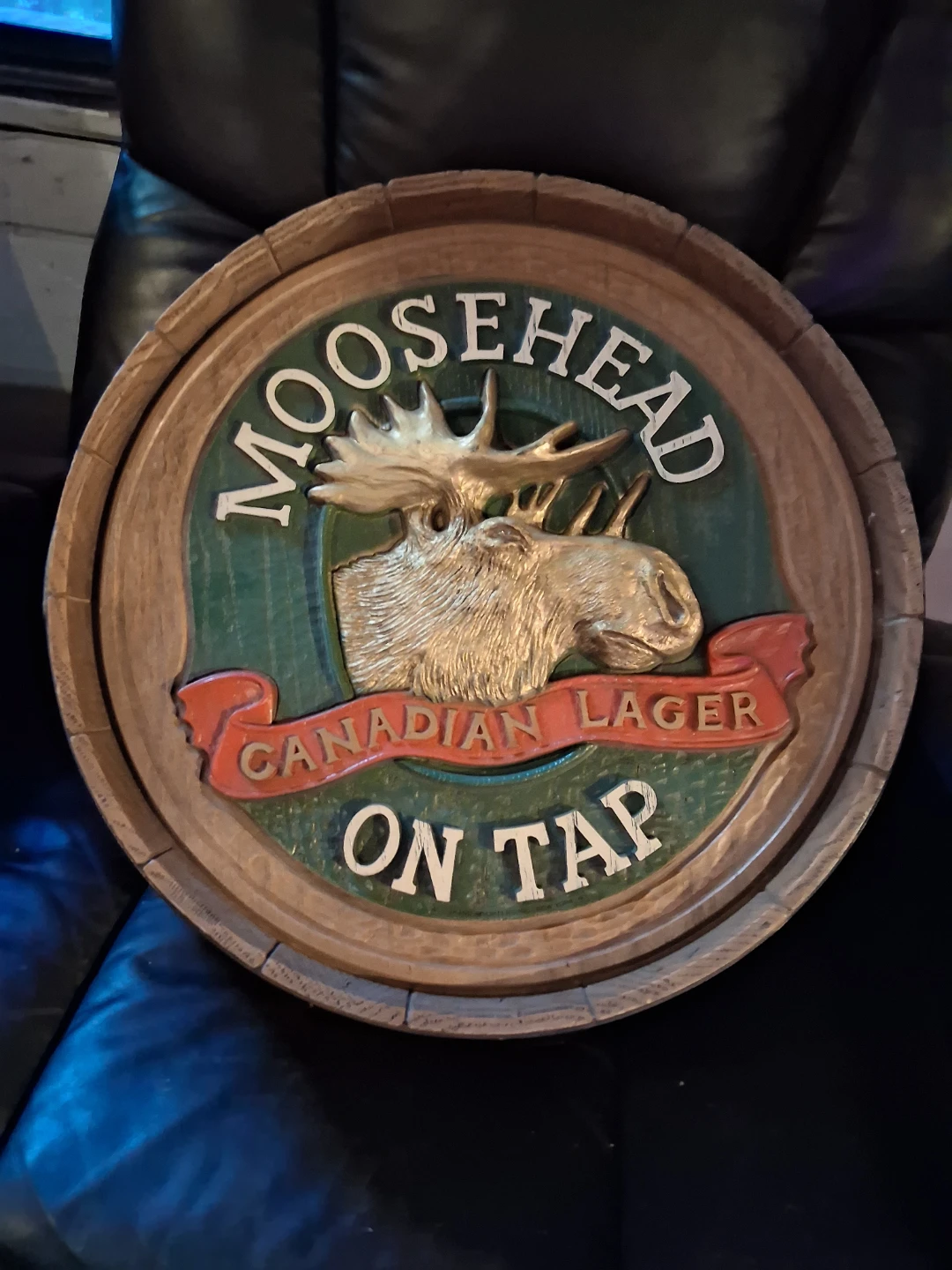 Moosehead Canadian Lager On Tap Sign