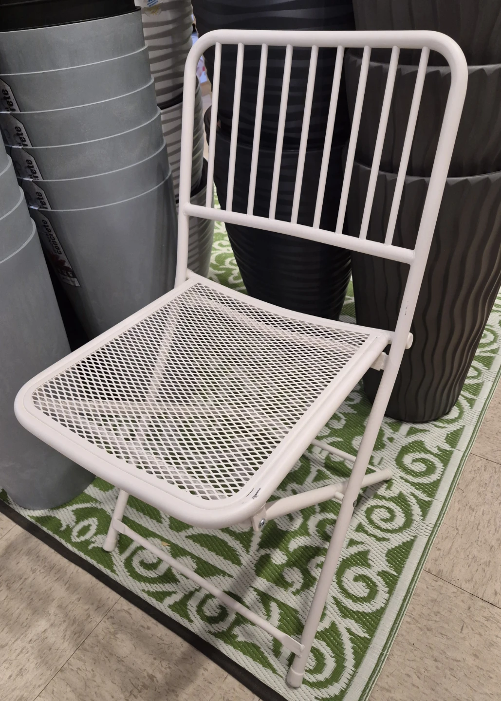 White Metal Mesh Folding Chairs just $25 each. 4 available - photo 2