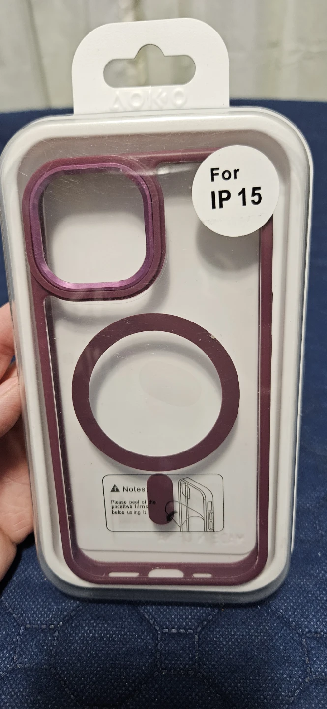 AOKO Phone Case for iPhone 15 - Purple
