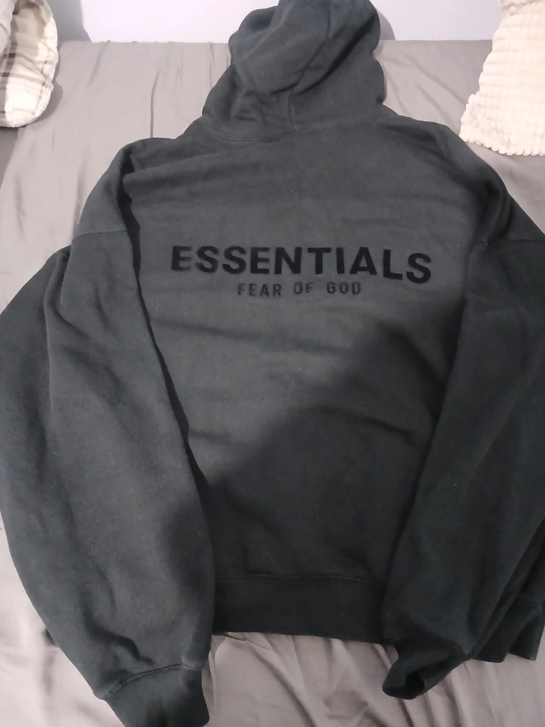 Black Essentials Fear of God Hoodie