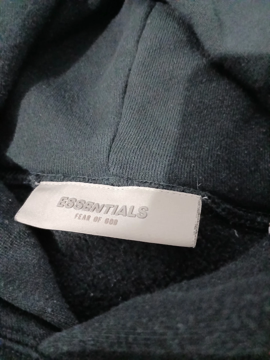 Black Essentials Fear of God Hoodie - photo 4