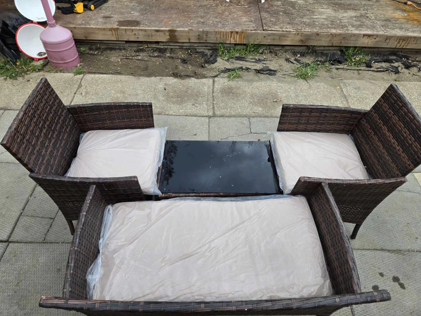 Rattan Outdoor Furniture Set - 4 Piece - photo 2