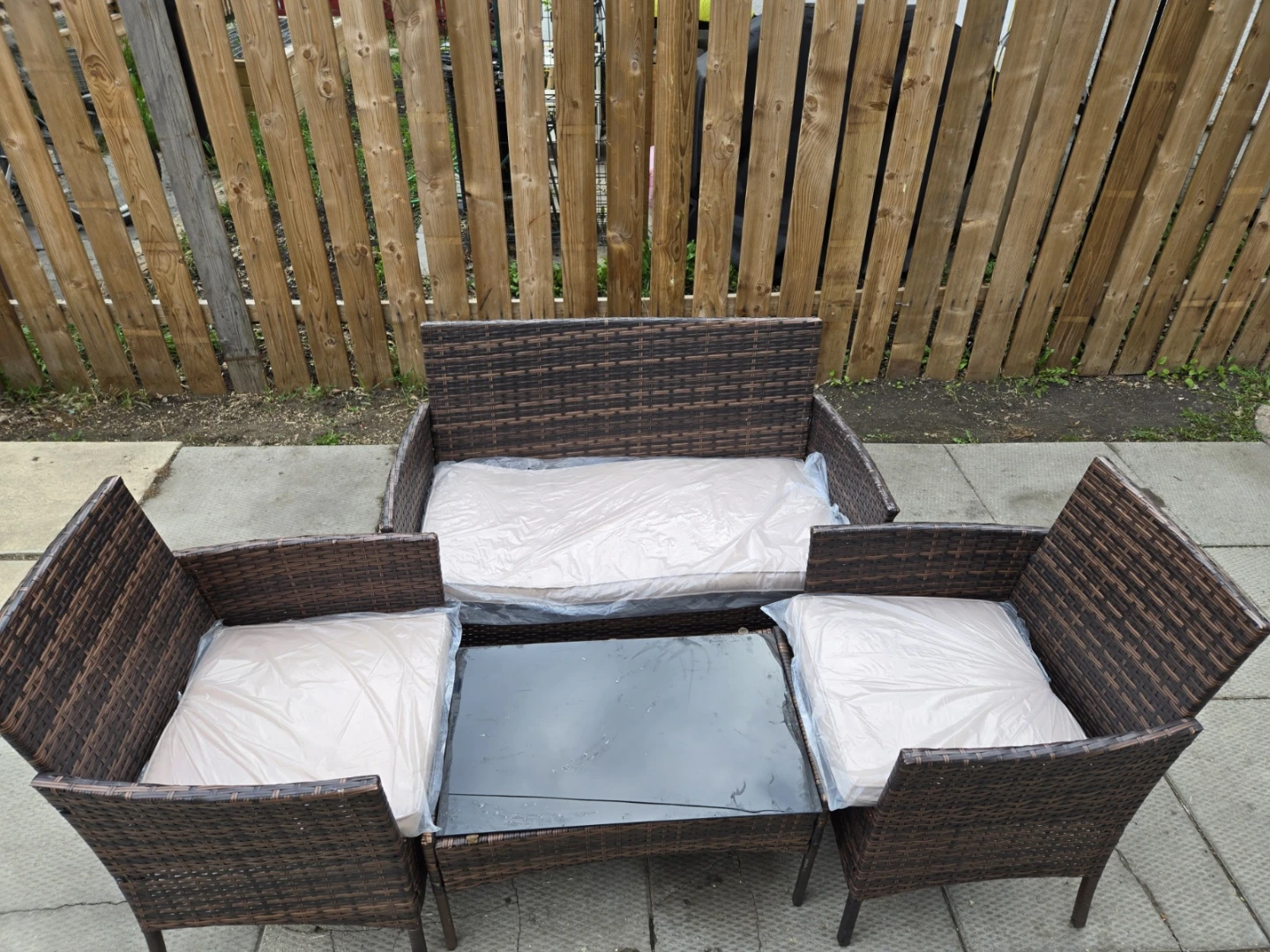 Rattan Outdoor Furniture Set - 4 Piece - photo 3
