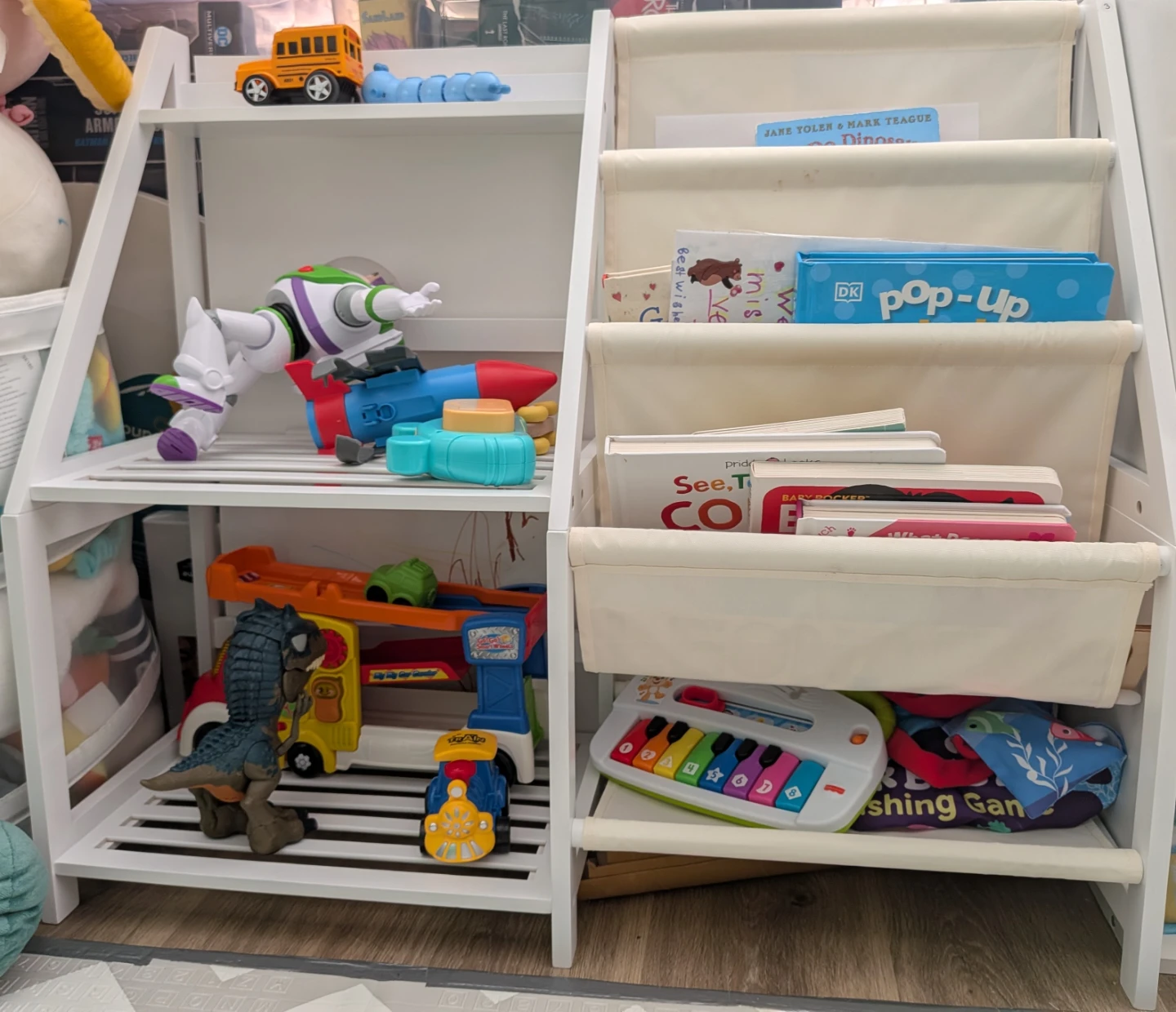 Kids Bookshelf with Storage - photo 3