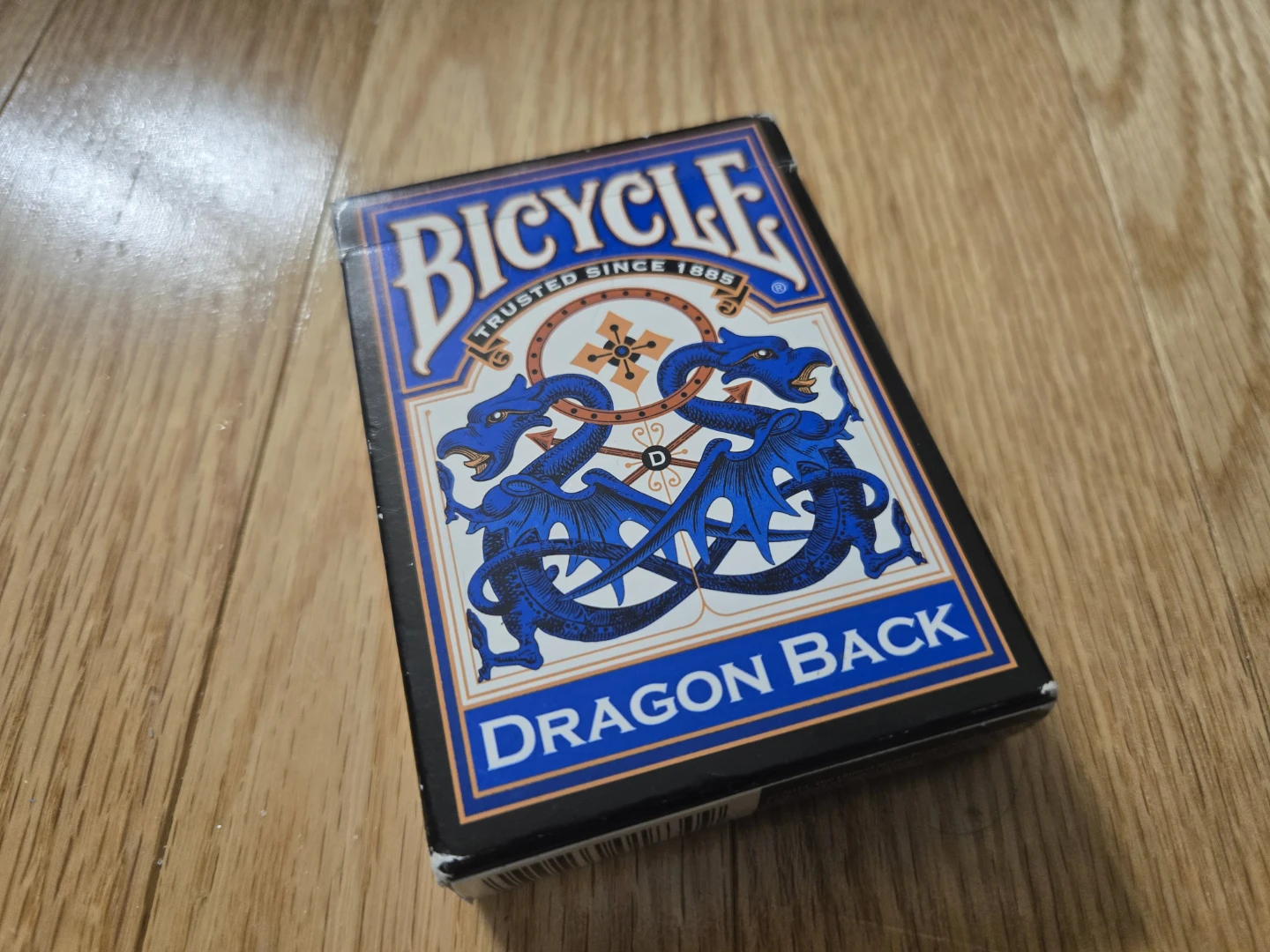 Bicycle Dragon Back Playing Cards (Blue)