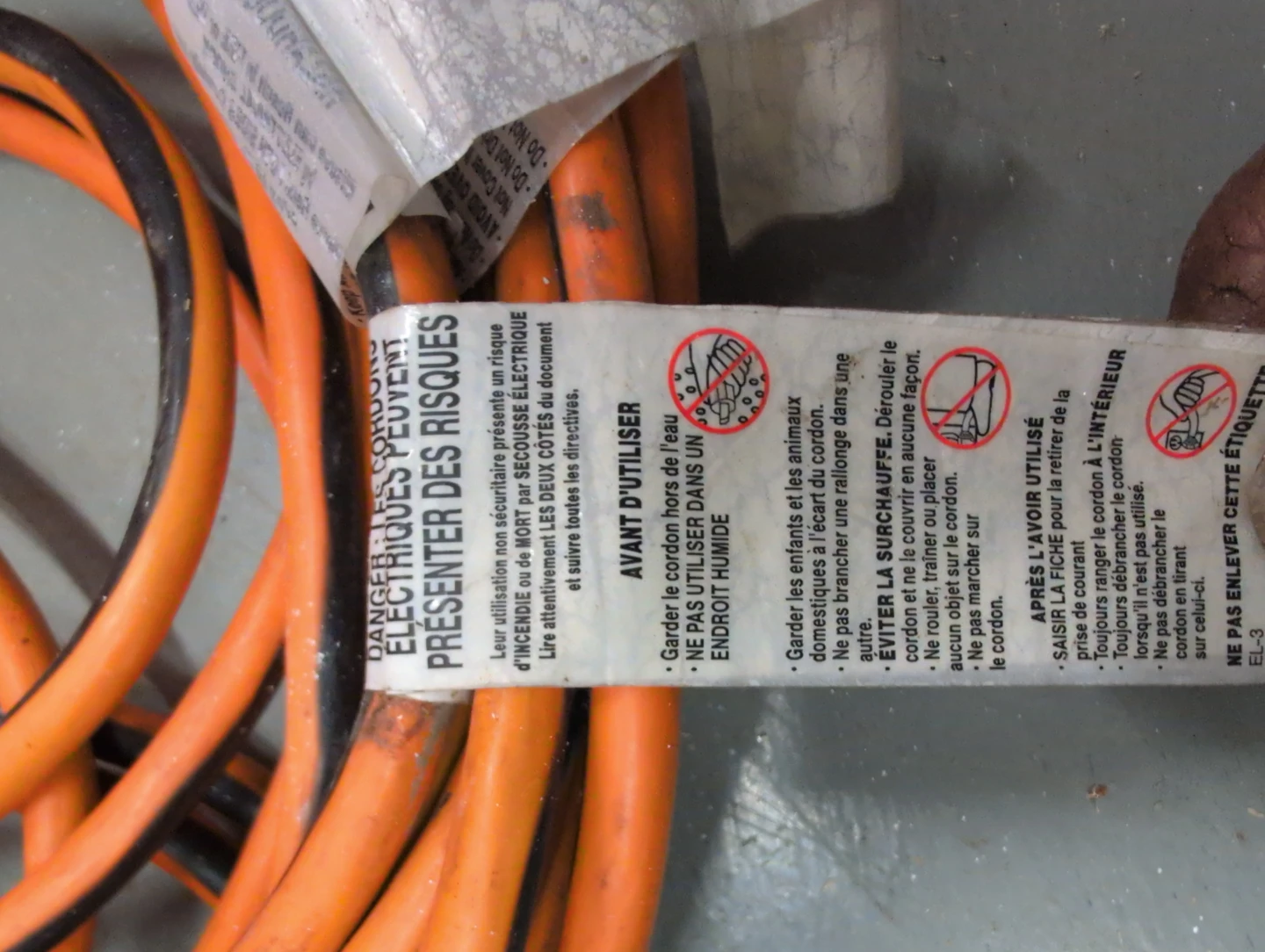 Orange Heavy Duty Extension Cord - photo 3