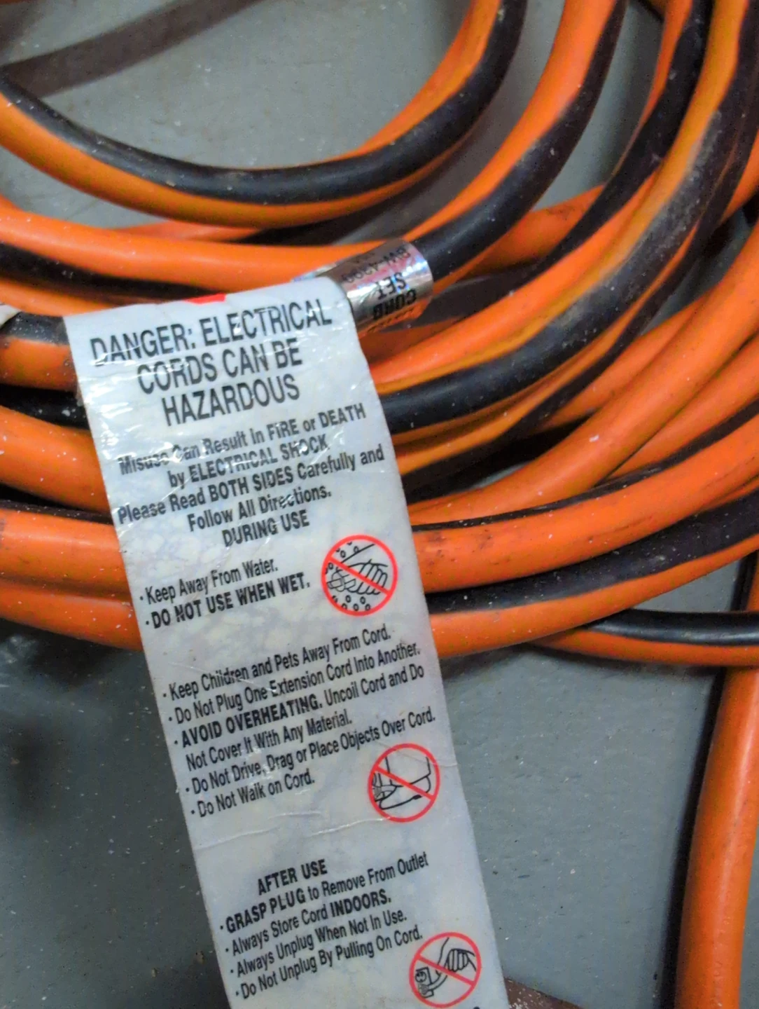 Orange Heavy Duty Extension Cord - photo 4