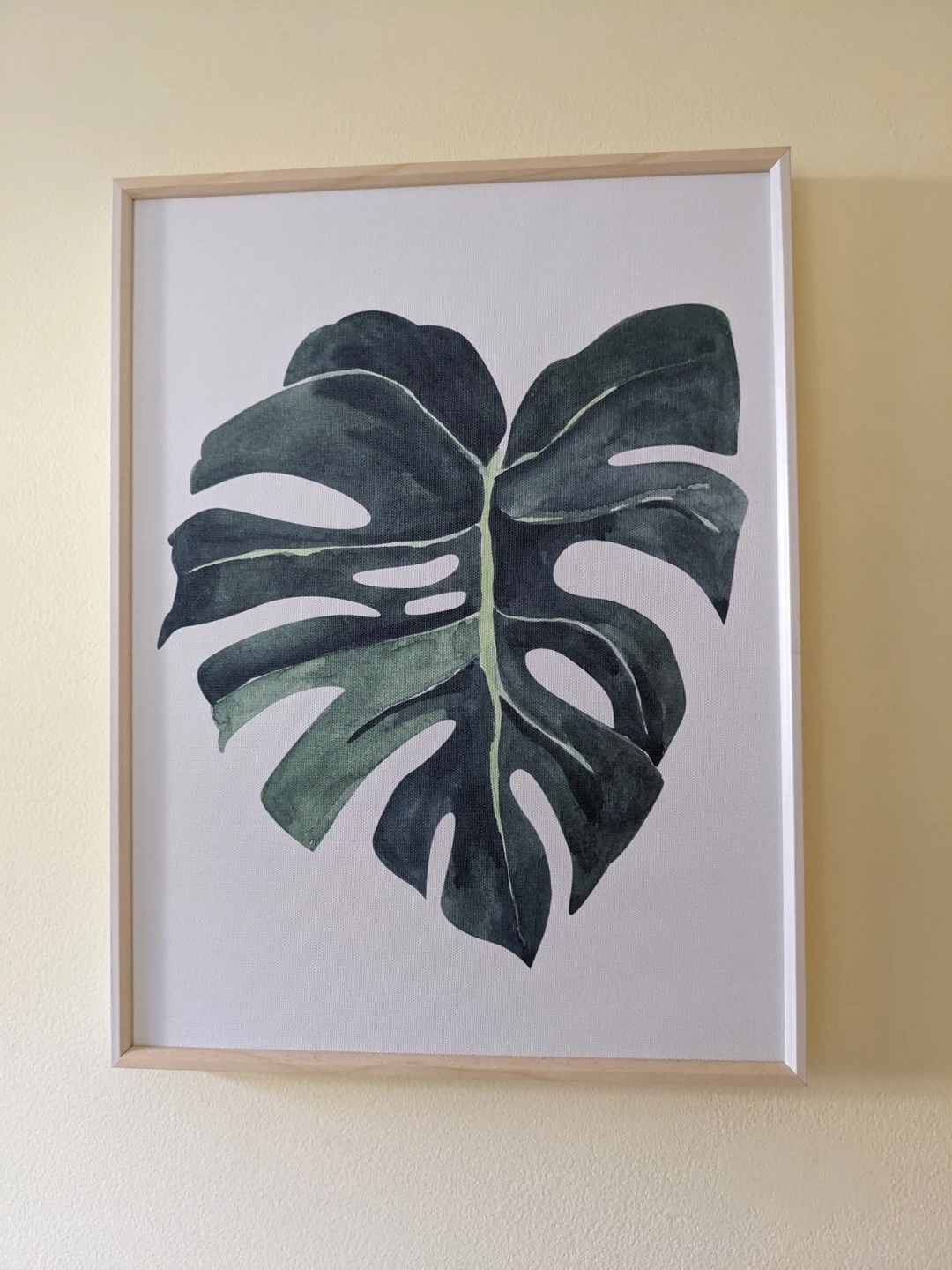 Monstera Leaf Art Prints Wall Decor - Set of 3 - photo 2