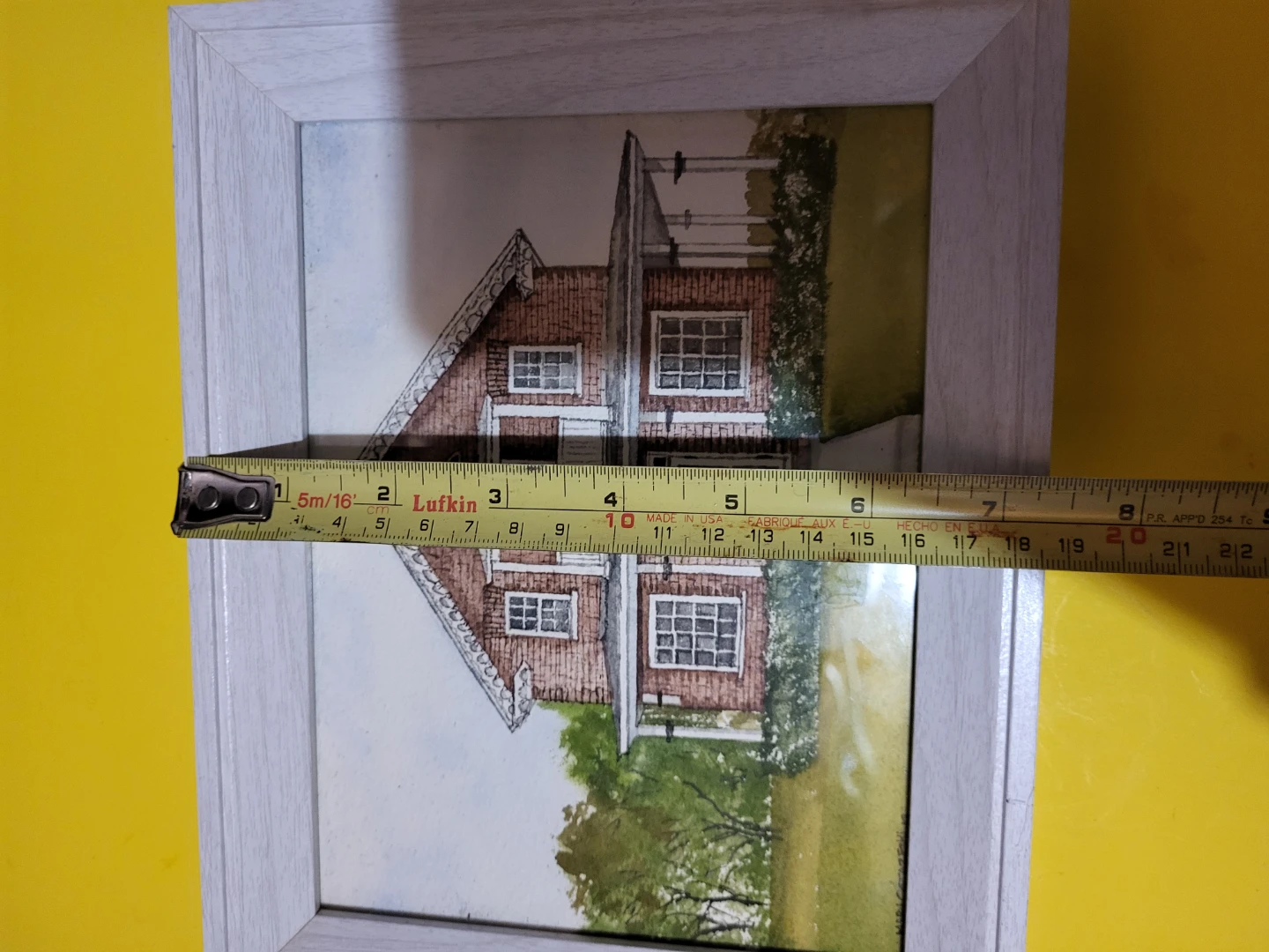 Framed Watercolour Painting of a House by Mary Ostazeski - photo 5