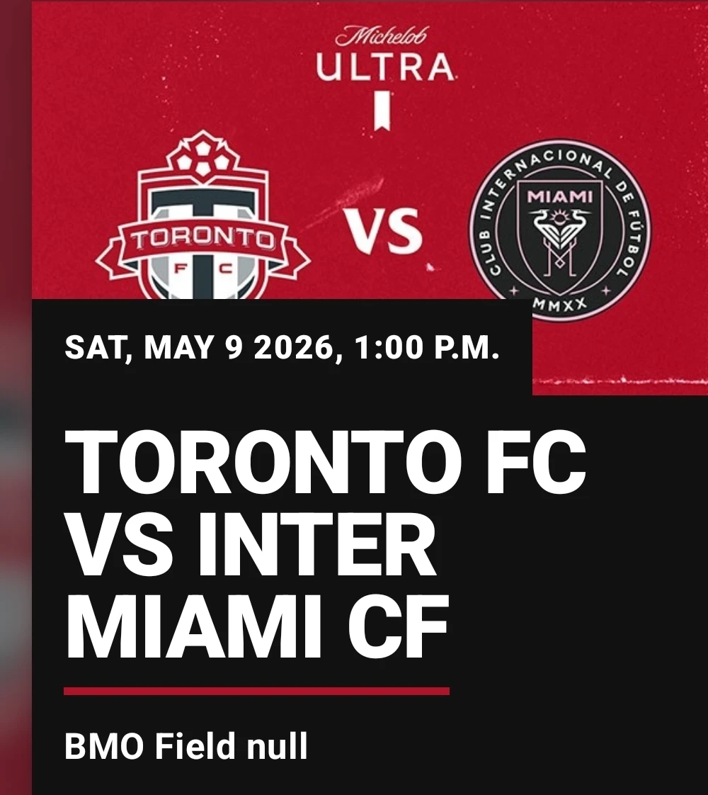Toronto FC vs Inter Miami CF