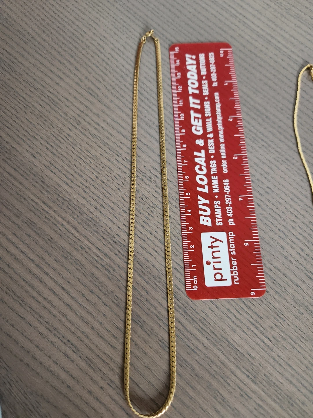 Gold Chain Necklace and Bracelet Set - photo 3
