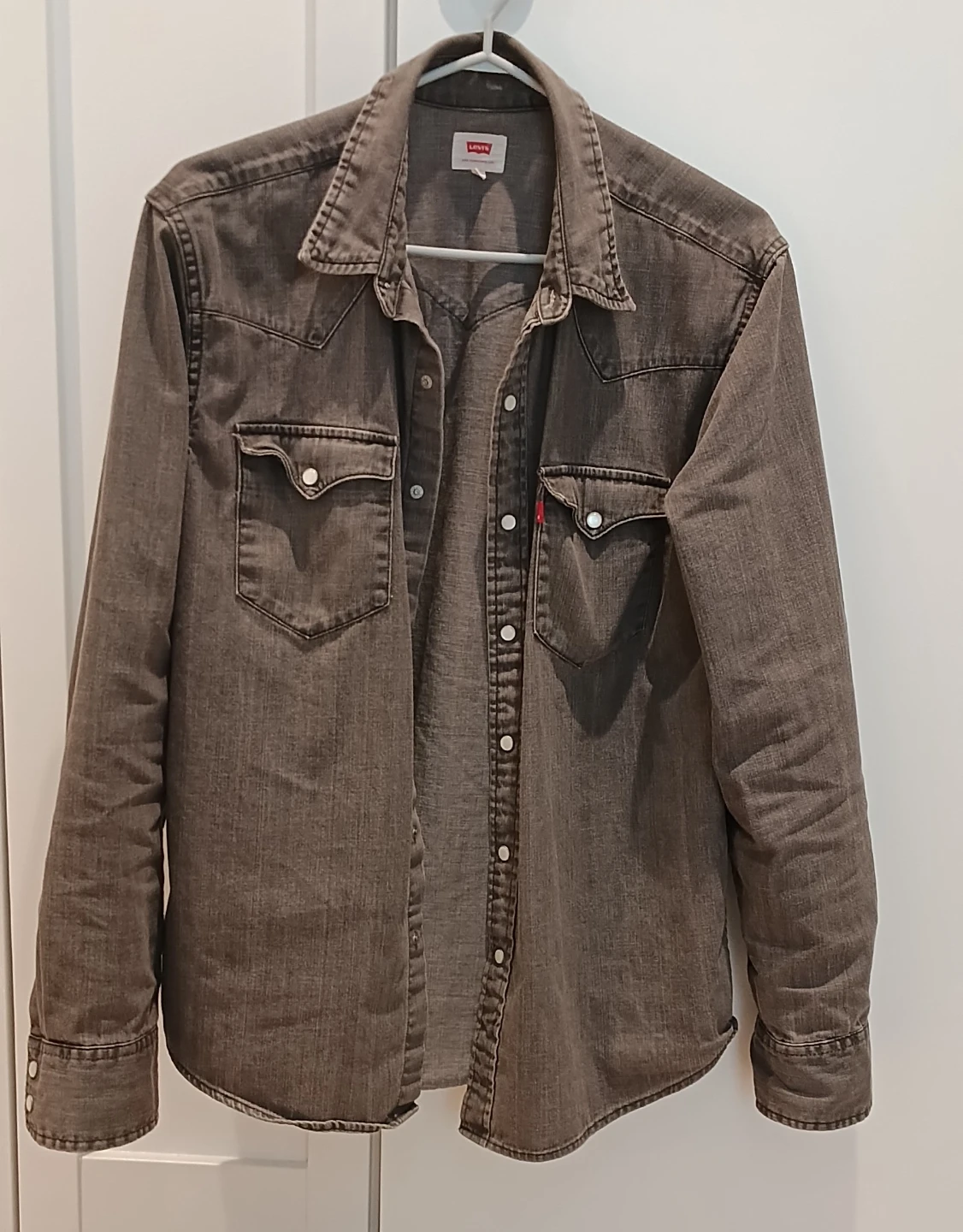 Levi's Grey Denim Western Shirt