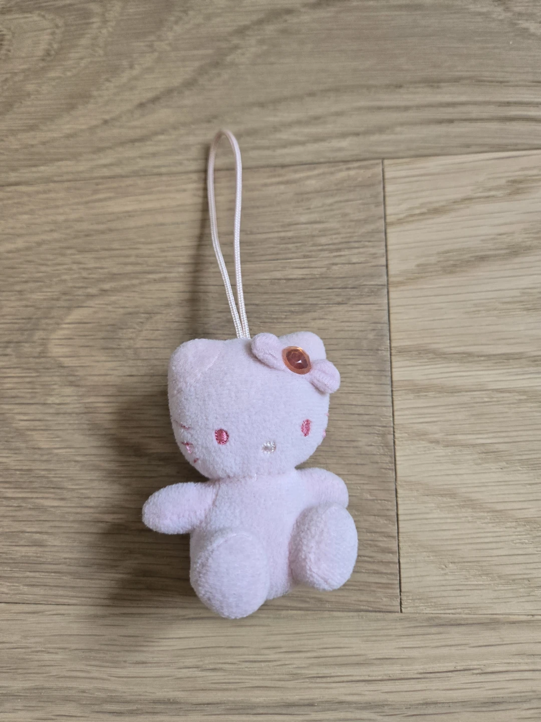 Vintage 2004 Pink Hello Kitty McDonalds Plush Doll Keychain