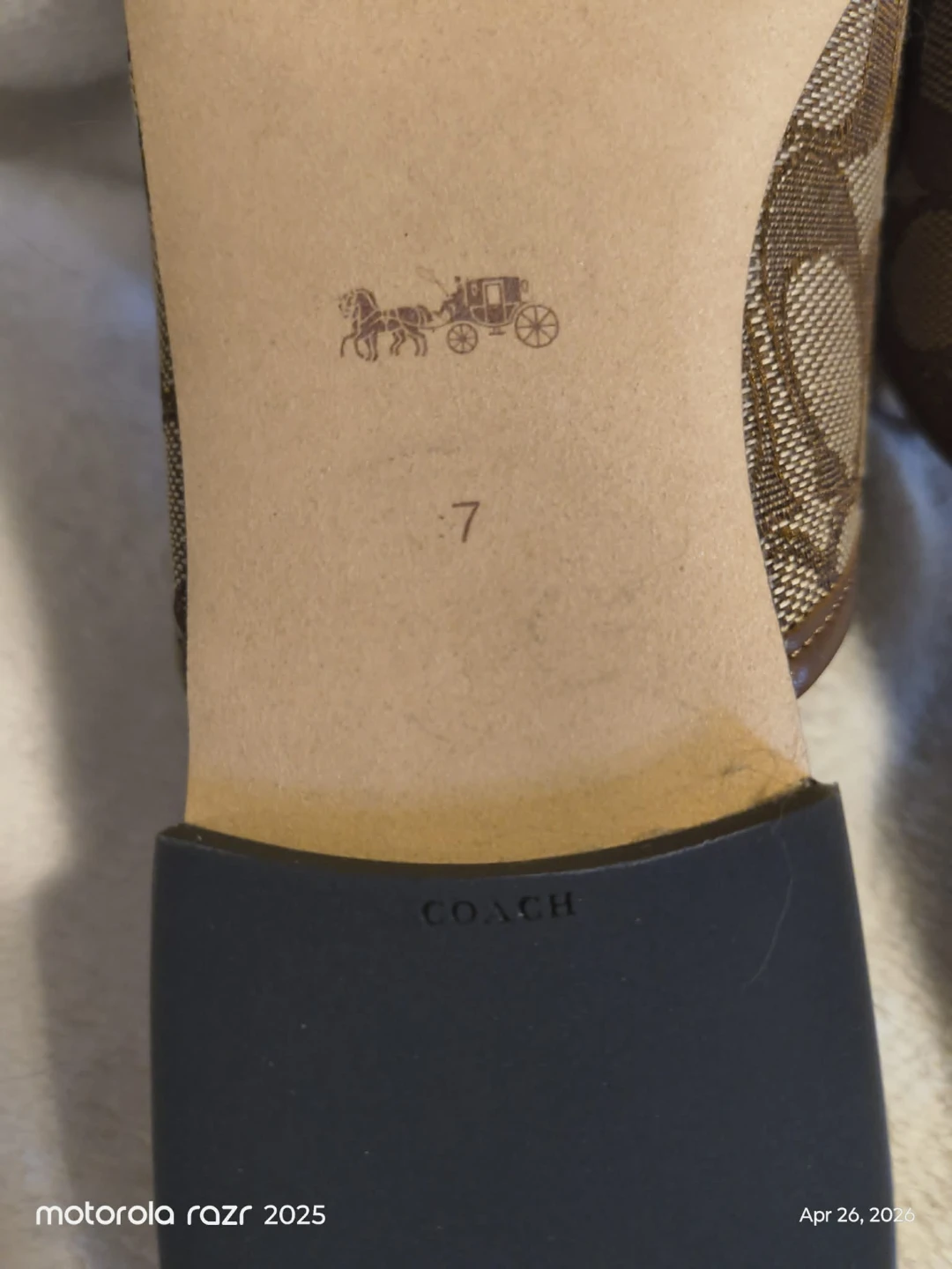 Coach Signature C Logo Mules Size 7 - photo 3