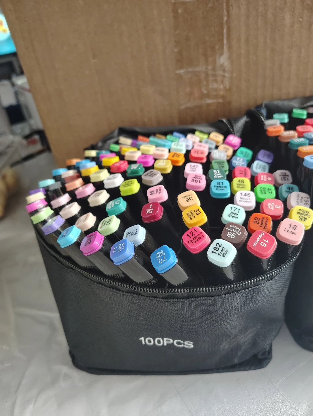 100 Piece Marker Set with Carrying Case